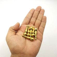 Gold 10mm EMAMU For Making prayer beads Tasbih minaret beads 10mm accessories Misbaha Metal fittings - Bashatasbih تحميل الصورة في عارض المعرض
