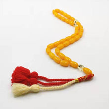 Resin tasbih with Real insect beads 33 45 51 66 99 Man&#39;s Misbaha Prayer Beads Muslim Rosary Hand Made Turkey tassels Rosary - Bashatasbih تحميل الصورة في عارض المعرض
