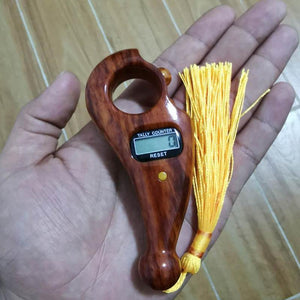 wood color Electronics Tasbih prayer beads misbaha digital Man or Woman sabh Automatic masbaha - Bashatasbih