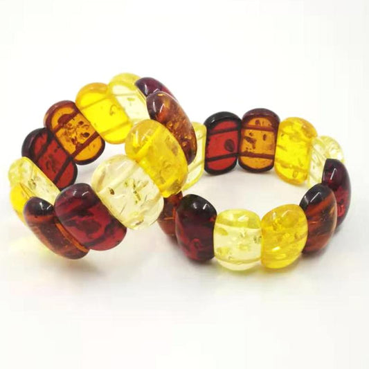 Amber Color Resin Bracelet fashhion bangels - Bashatasbih