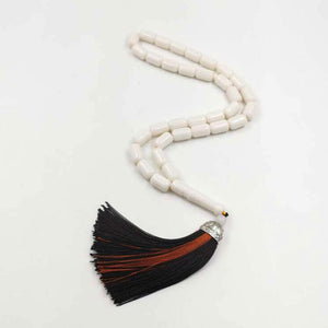 Man Tasbih white resin ivorys 33 45 66 99 prayer beads Muslim gifts islamic Eid ramadan Accessories gift  jewelry Arab Bracelets - Bashatasbih