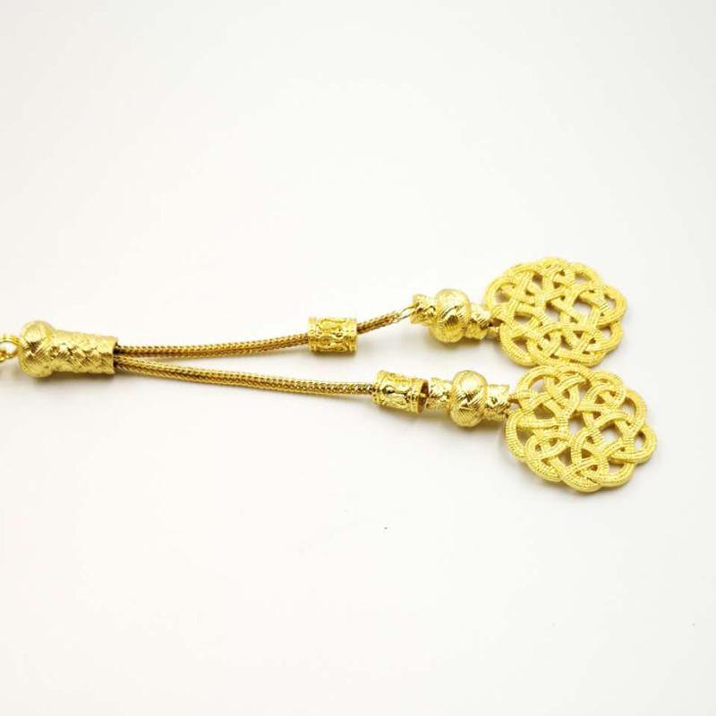 Real insect 33 Tasbih Golden Kazaz Tassel Eid gift For Muslim prayer beads Rosary Man's Misbaha Islamic Turkish Resin Bracelets - Bashatasbih
