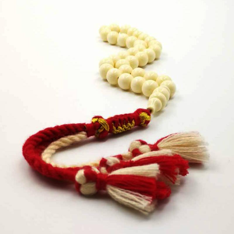 Resin Imitation ivory Tesbih 33 66 99beads handmade tassels Misbaha - Bashatasbih