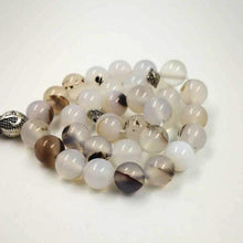 Natural agates stones Tasbih 33 66 99beads Luxurious rosary for men Muslim misbaha Man&#39;s prayer beads bracelets stone Tesbih - Bashatasbih تحميل الصورة في عارض المعرض
