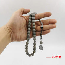 Natural GRAIN STONE tasbih Muslim GIFT man misbaha prayer beads 33beads EID Ramadan gifts Arabic fashion bracelet Jewelry Rosary - Bashatasbih تحميل الصورة في عارض المعرض
