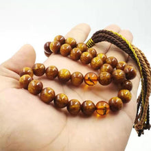 Muslim Man&#39;s Resin Tasbih 33 66 99beads with insect beads Turkey Royal handmade tassels New design Misbaha Muslim Rosary - Bashatasbih تحميل الصورة في عارض المعرض
