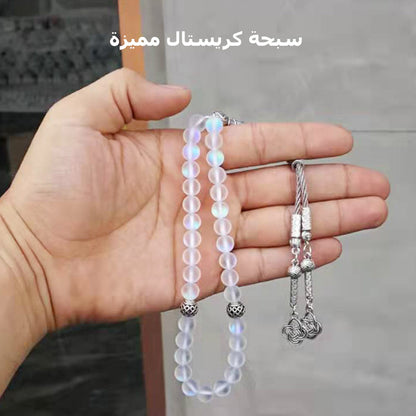 Austrian Crystal tasbih 33 66 99 beads with Metal tassel New style Crystal women prayer beads gift Muslim Rosary - Bashatasbih