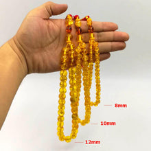 Ambers Color Tasbih with insect bead 33 66 99beads Royal handmade tassels Turkish design Man&#39;s Tesbih Misbaha Muslim Rosary - Bashatasbih تحميل الصورة في عارض المعرض
