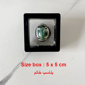 علب مميزه 3 دي شفافي علب عرض المجوهرات السبحة والاساور او خواتم