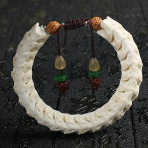 Natural Snake bone bracelet - Bashatasbih