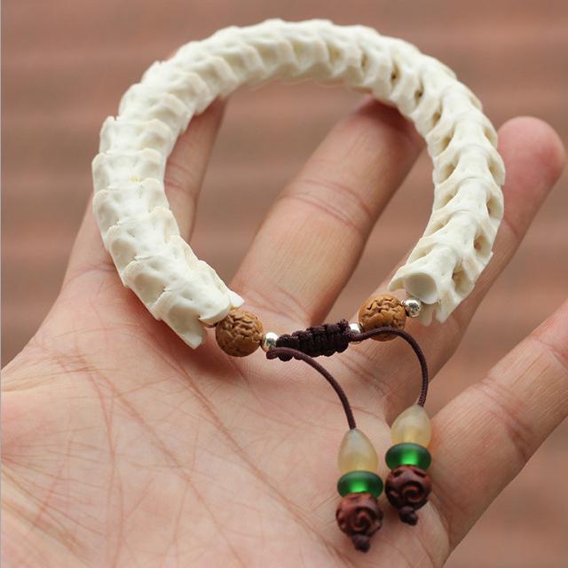 Natural Snake bone bracelet - Bashatasbih