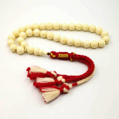 Resin Imitation ivory Tesbih 33 66 99beads handmade tassels Misbaha - Bashatasbih