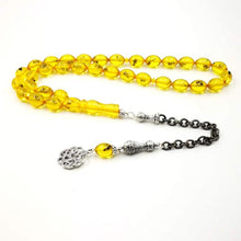 Golden insect Tasbih Islam Rosary 33 beads Luxury bracelet Eid gift For Muslim prayer beads Man&#39;s Misbaha insect Gold Bracelets - Bashatasbih تحميل الصورة في عارض المعرض
