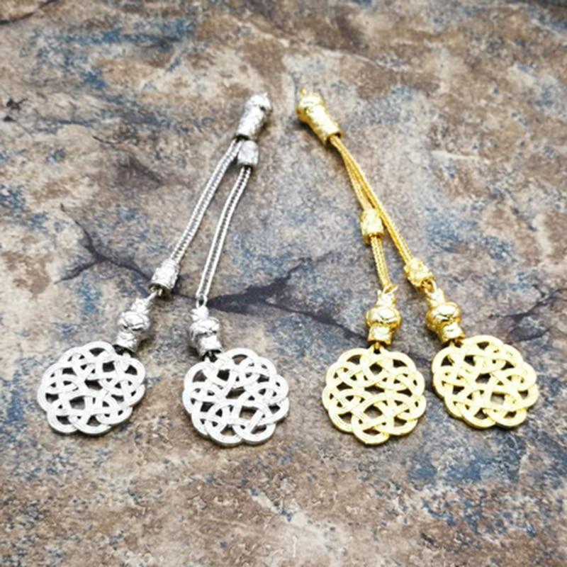 New arrival gold Kazaz tassels Classic style popular rosary tassel metal Tasbih Pendant - Bashatasbih