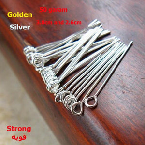 500pcs Gold 9 needle beads Tasbih Supplies for Jewelry Making misbaha Metal fittings tassels DIY accessories bracelets - Bashatasbih
