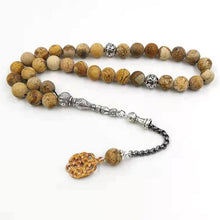 Natural JASPERs stone tasbih Muslim Bracelets Man&#39;s misbaha Gift prayer beads islam Jewelry Saudi arabia Fashion Accessories - Bashatasbih تحميل الصورة في عارض المعرض
