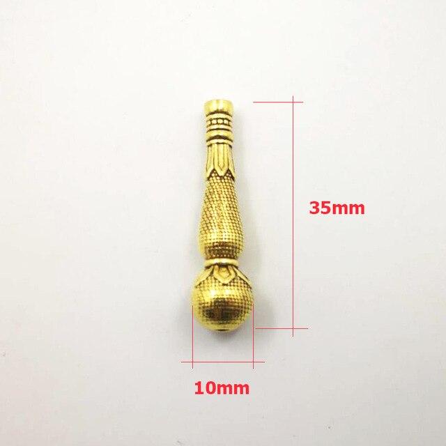 Gold 10mm EMAMU For Making prayer beads Tasbih minaret beads 10mm accessories Misbaha Metal fittings - Bashatasbih
