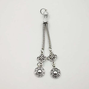 Metal Tasbih accessories tassels two chains 2019 style popular rosary tassel metal Misbaha Pendant - Bashatasbih