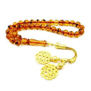 Eid gift For Muslim Real insect Resin Rosary Tasbih prayer beads Man's Accessories Misbaha Islamic insect Bracelets - Bashatasbih