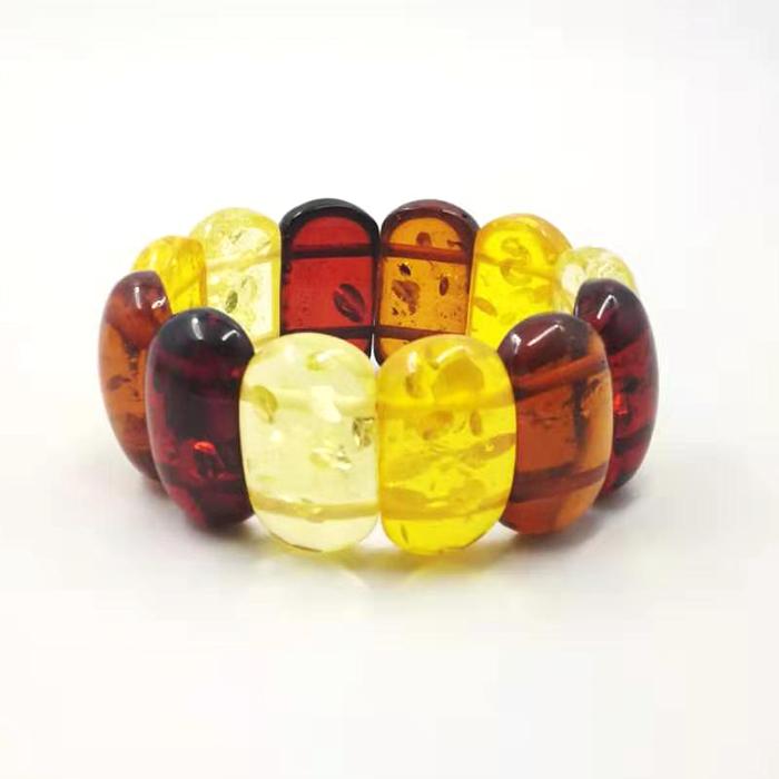 Amber Color Resin Bracelet fashhion bangels - Bashatasbih