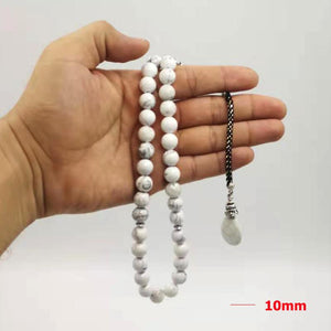 HOLOLITE STONE Turquoises Tasbih 2019 style misbaha natural stone rosary Muslim 33 66 99 prayer beads March 8 Jewelry gift - Bashatasbih
